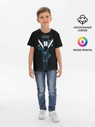 Детская базовая футболка / TRDMrnMsn, Marilyn Manson