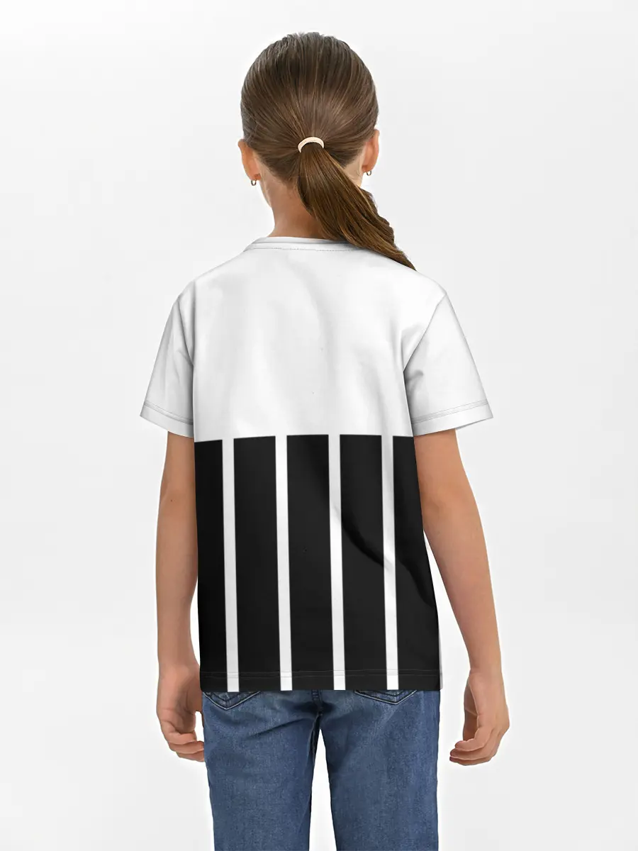 Детская базовая футболка / Juventus | Tee Black and White