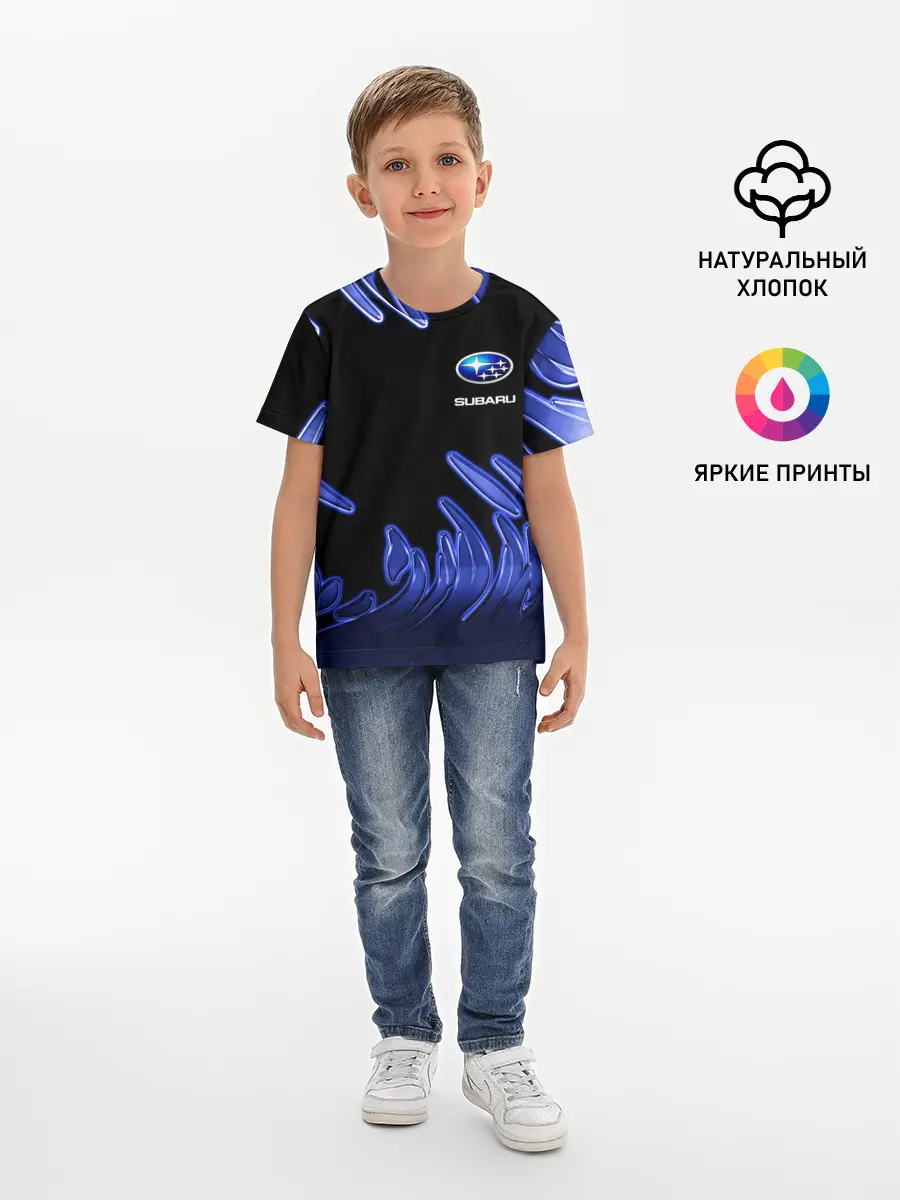 Детская базовая футболка / Subaru