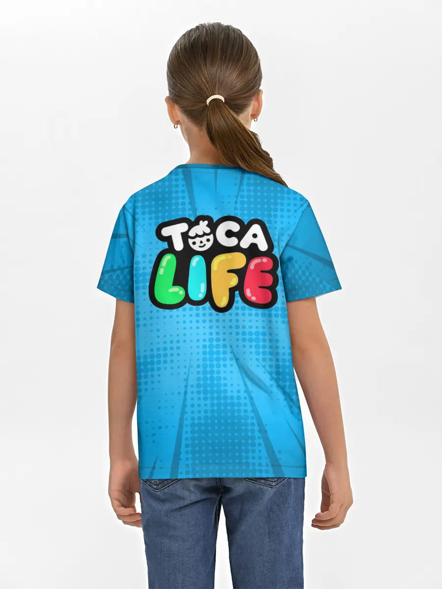 Детская базовая футболка / Toca Boca game | Тока бока Рита