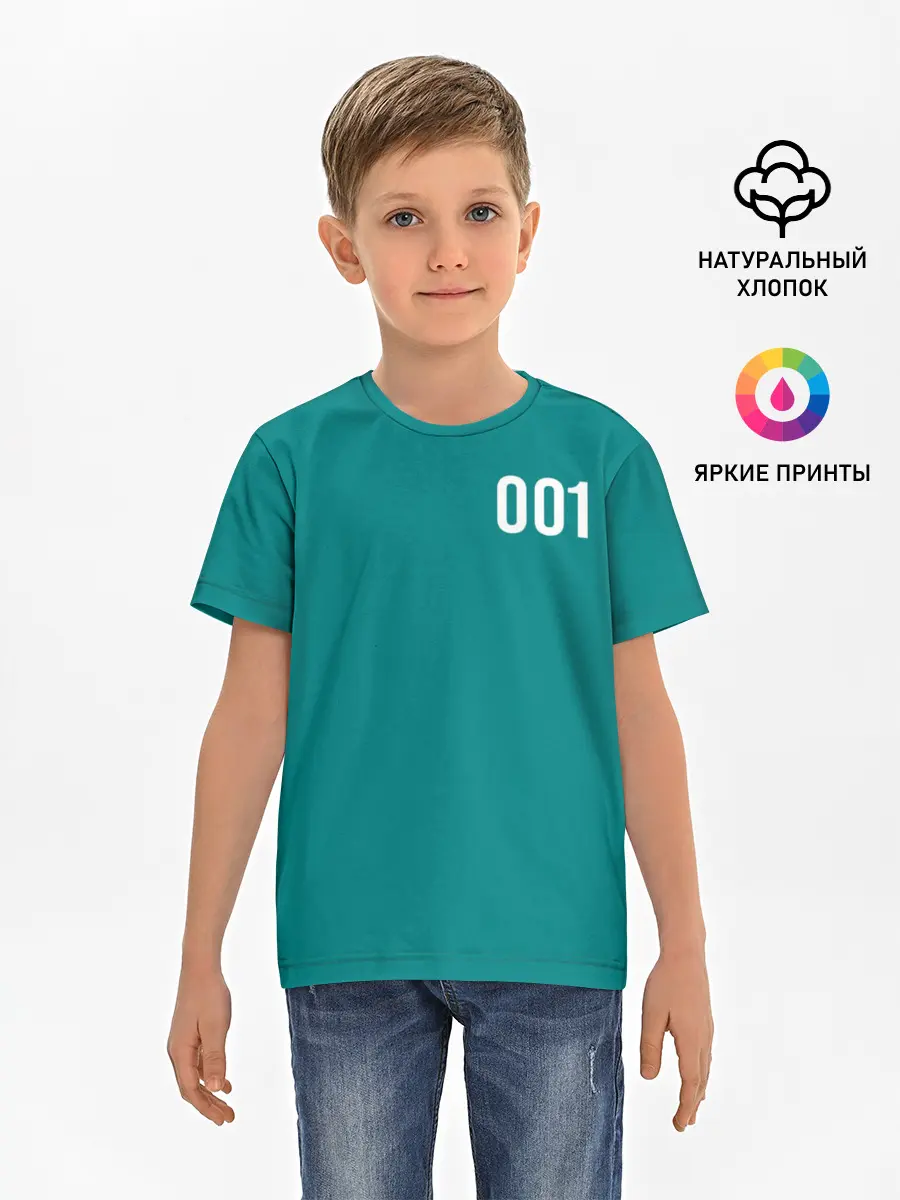 Детская базовая футболка / Squid game: О Иль Нам 001