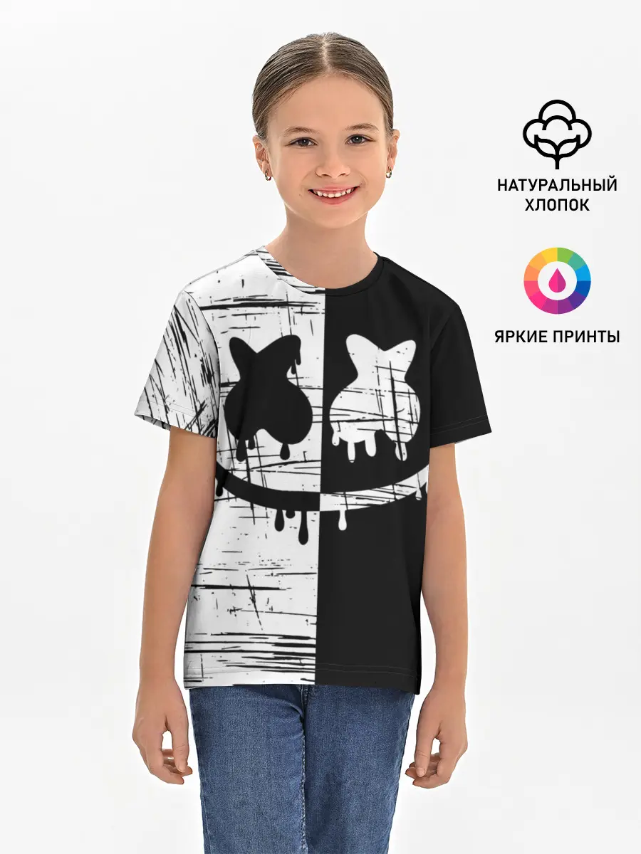 Детская базовая футболка / FORTNITE MARSHMELLO.