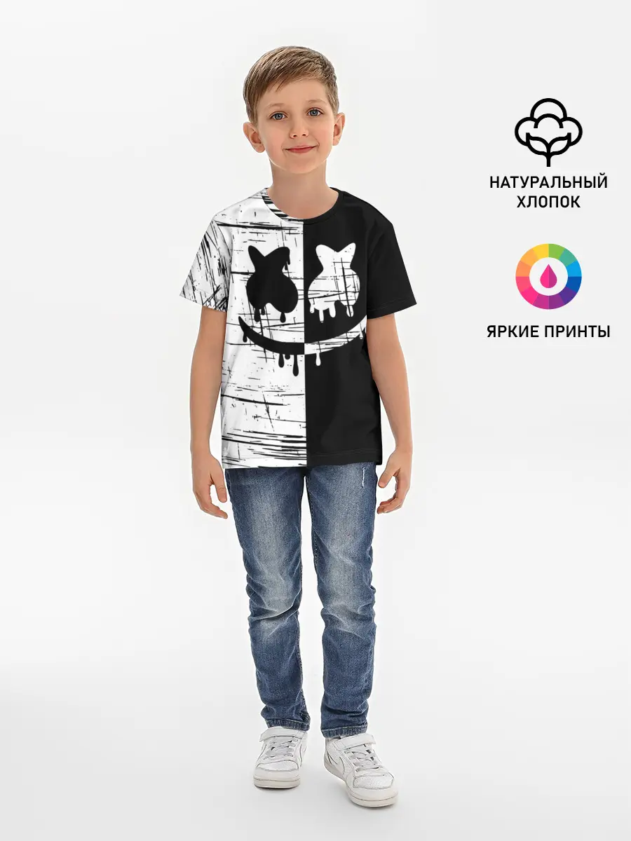 Детская базовая футболка / FORTNITE MARSHMELLO.