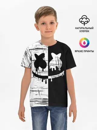 Детская базовая футболка / FORTNITE MARSHMELLO.