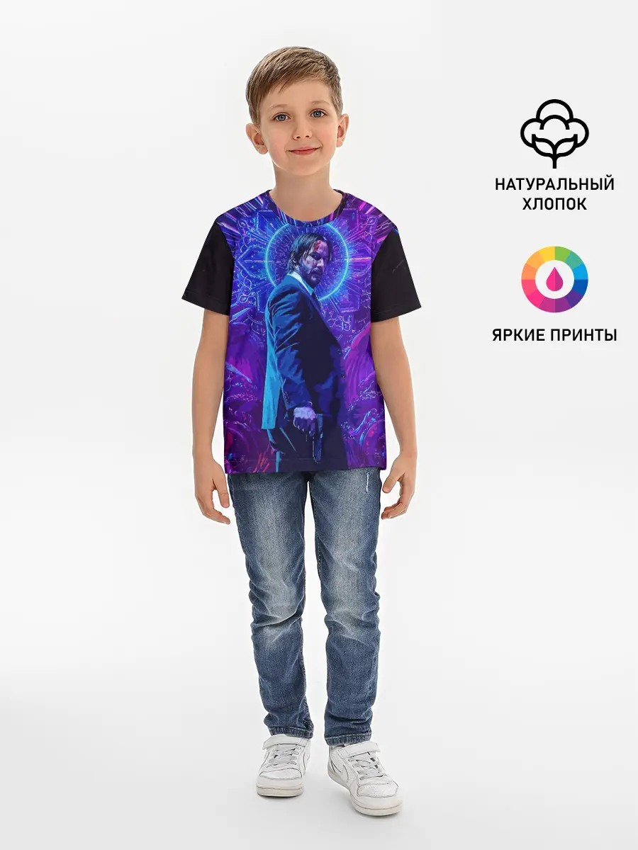 Детская базовая футболка / John Wick
