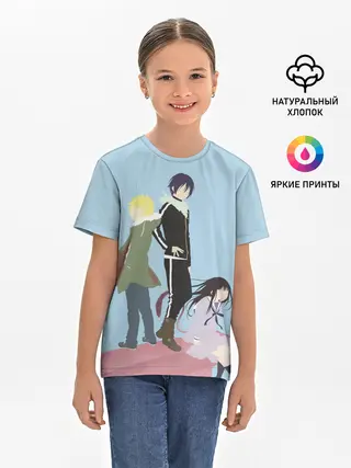 Детская базовая футболка / Yato, Yukine & Hiyori