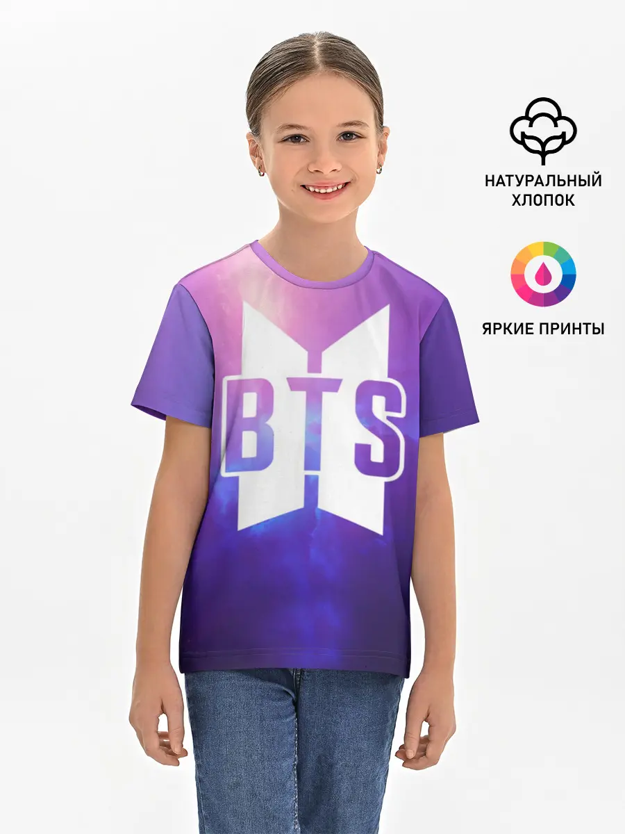 Детская базовая футболка / BTS SPACE