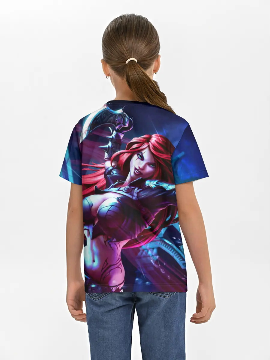 Детская базовая футболка / Катарина League of legends