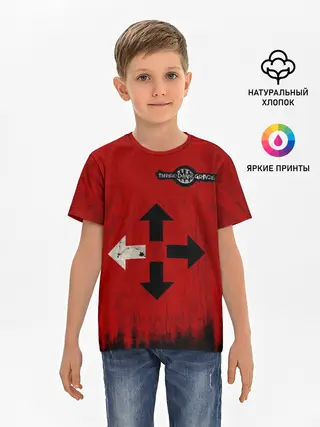 Детская базовая футболка / THREE DAYS GRACE RED