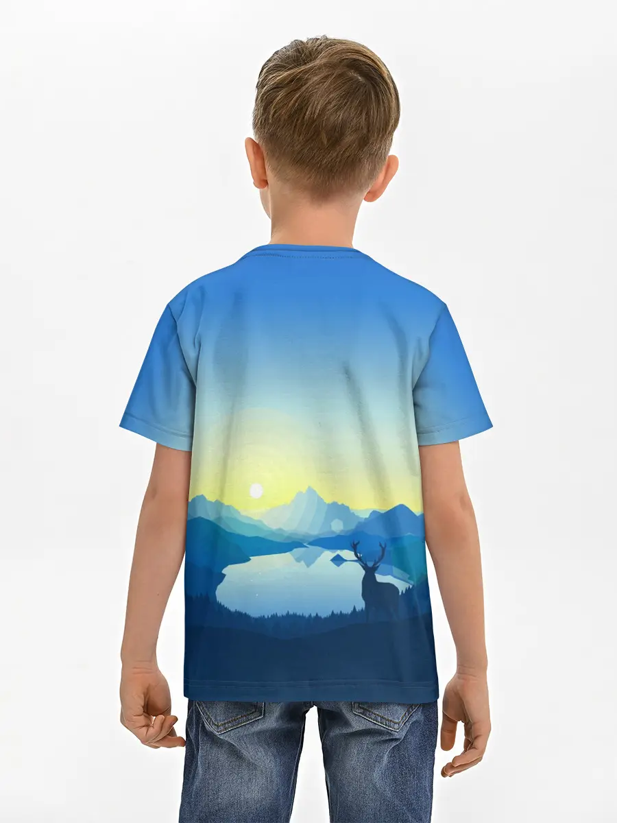 Детская базовая футболка / NATURE