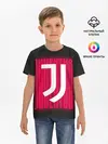 Детская базовая футболка / JUVENTUS / ЮВЕНТУС / НЕОН