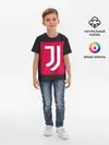 Детская базовая футболка / JUVENTUS / ЮВЕНТУС / НЕОН