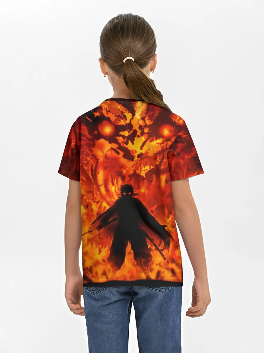 Детская базовая футболка / Клинок, рассекающий демонов