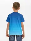 Детская базовая футболка / Синие полосы