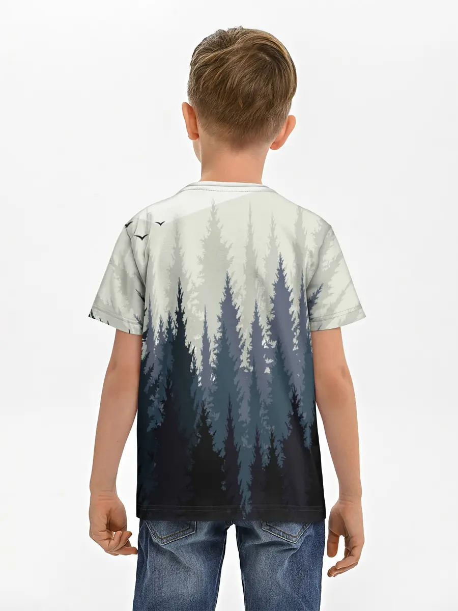 Детская базовая футболка / Лес
