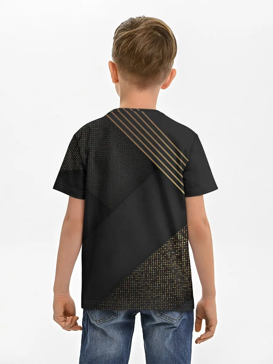 Детская базовая футболка / Хвост Феи геометрия