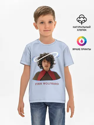 Детская базовая футболка / finn wolfhard