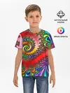 Детская базовая футболка / ФРАКТАЛЬНЫЙ УЗОР