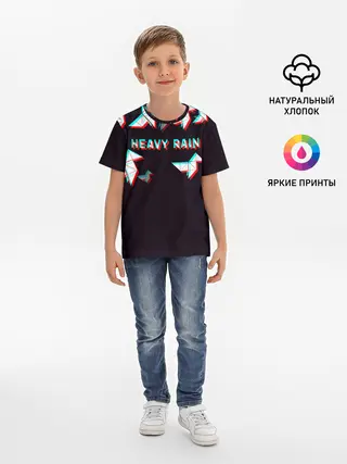 Детская базовая футболка / Heavy Rain
