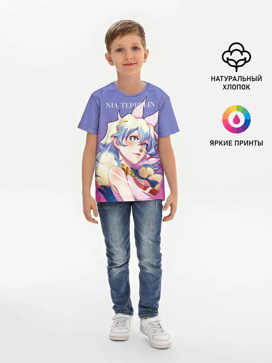 Детская базовая футболка / Nia Gurren Lagann