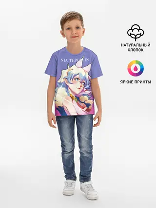 Детская базовая футболка / Nia Gurren Lagann