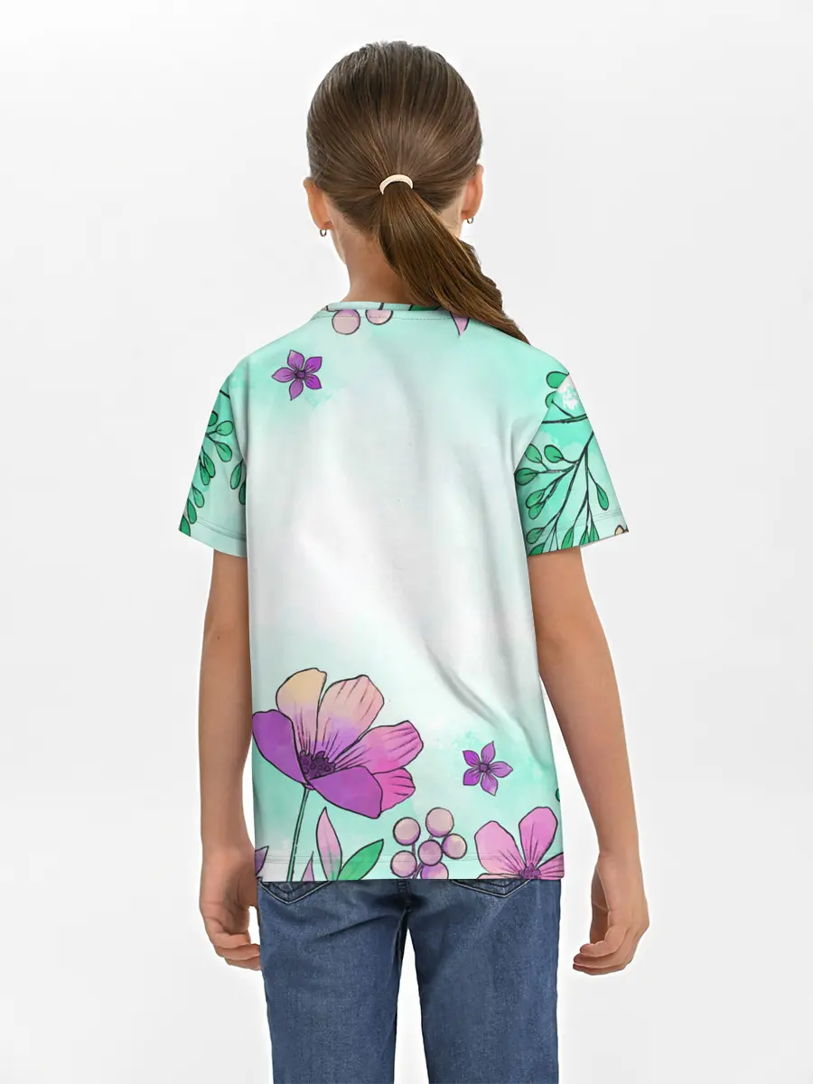 Детская базовая футболка / Нежность полей