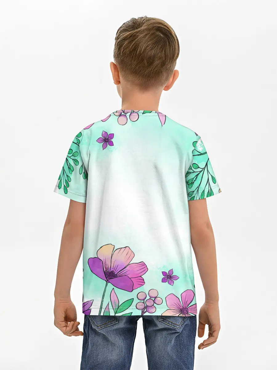 Детская базовая футболка / Нежность полей