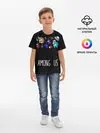 Детская базовая футболка / Among Us Звёзды