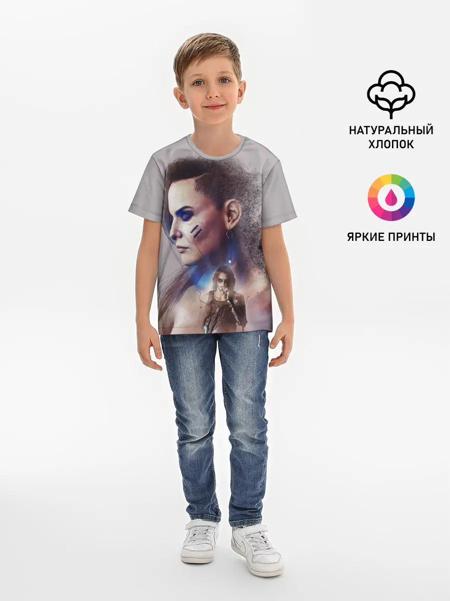 Детская базовая футболка / CP77 | Rogue and Johnny