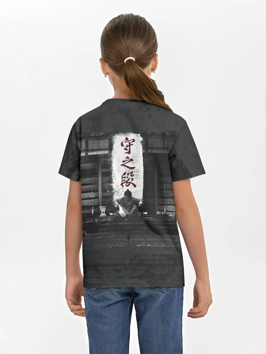 Детская базовая футболка / Самурай | Призрак Цусимы