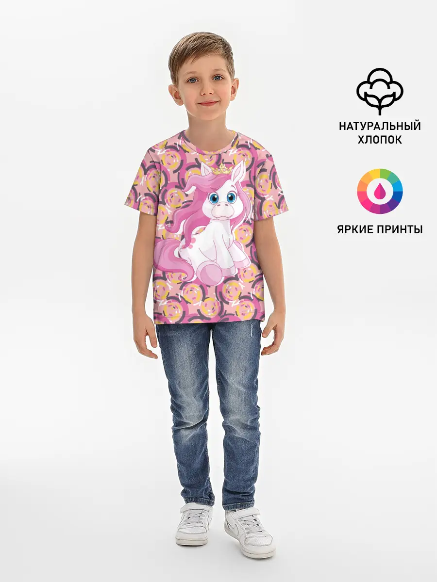 Детская базовая футболка / Пони