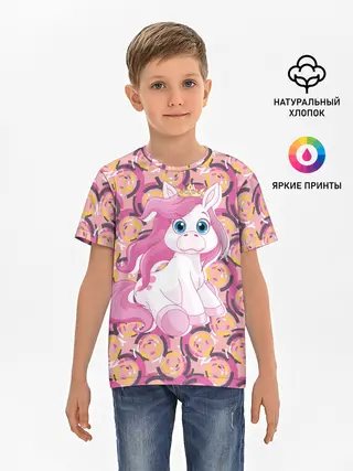 Детская базовая футболка / Пони