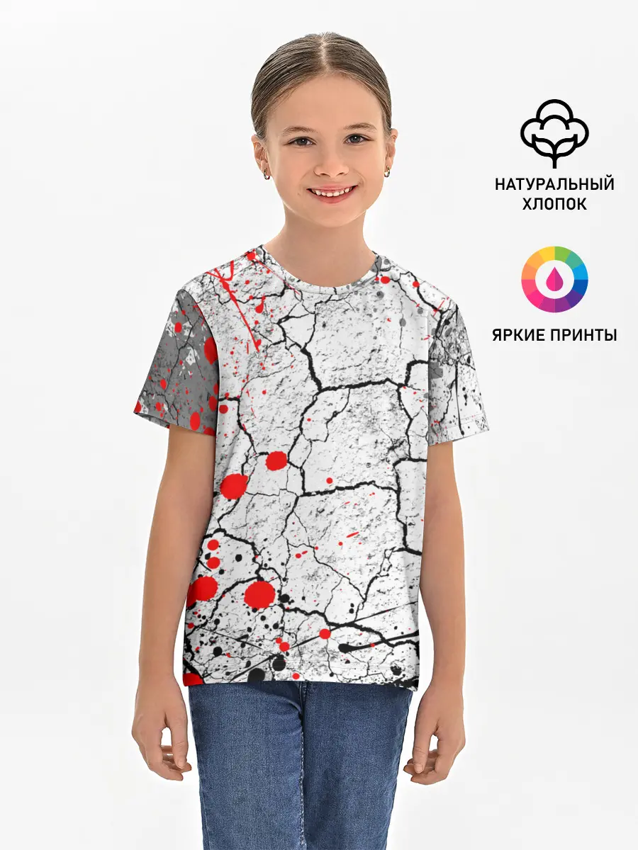Детская базовая футболка / КРОВАВЫЙ ГРАНЖ | BLOODY GRUNGE