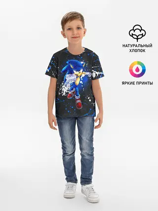 Детская базовая футболка / SONIC