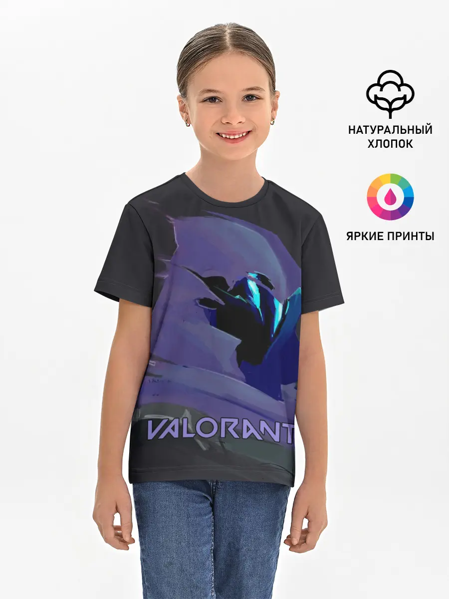 Детская базовая футболка / VALORANT