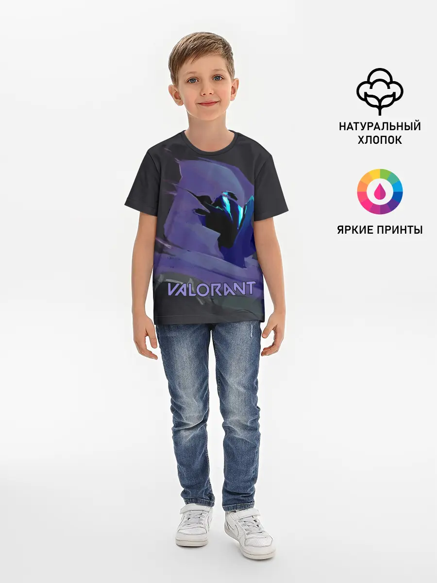 Детская базовая футболка / VALORANT