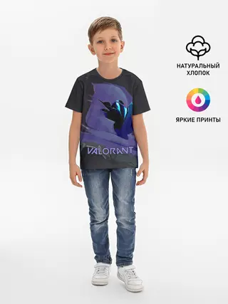 Детская базовая футболка / VALORANT