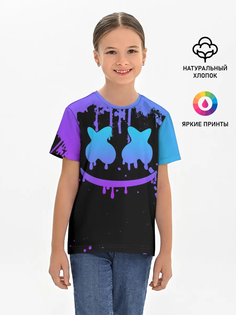 Детская базовая футболка / MARSHMELLO