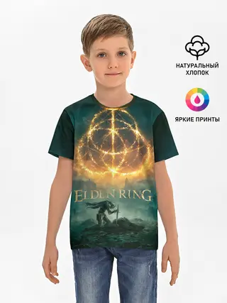 Детская базовая футболка / Elden Ring key art