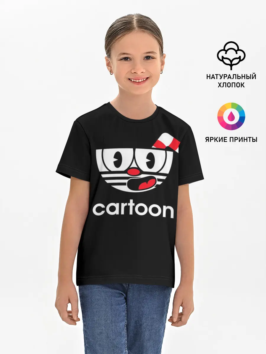 Детская базовая футболка / CUPHEAD | КАПХЕД