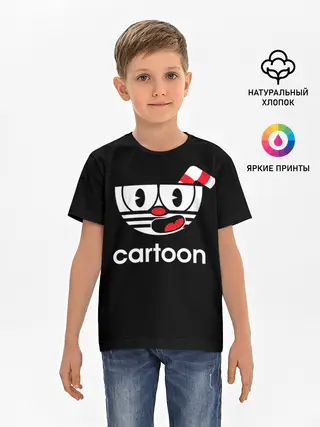 Детская базовая футболка / CUPHEAD | КАПХЕД