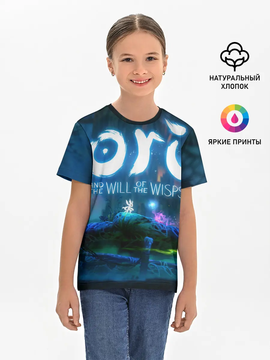 Детская базовая футболка / Ori and the Blind Forest