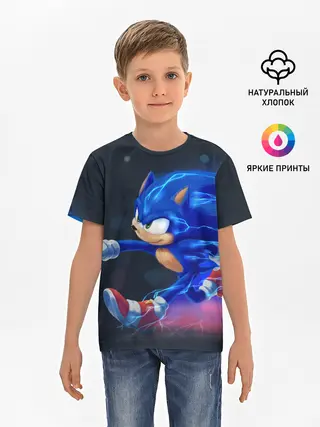 Детская базовая футболка / SONIC