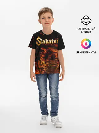 Детская базовая футболка / Sabaton