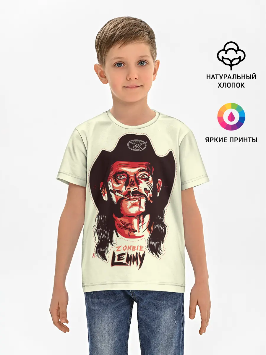 Детская базовая футболка / Zombie Lemmy