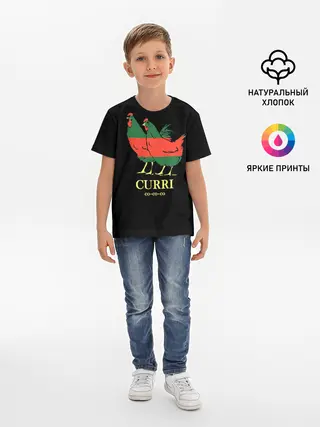 Детская базовая футболка / Куры