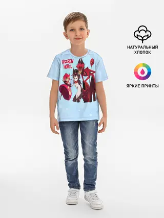Детская базовая футболка / Отель хазбин
