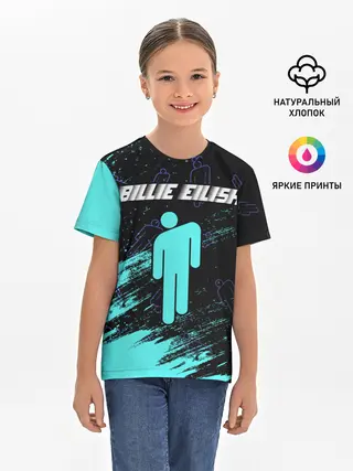 Детская базовая футболка / BILLIE EILISH / БИЛЛИ АЙЛИШ