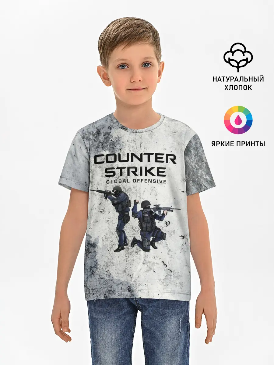 Детская базовая футболка / COUNTER TERRORIST | CS GO