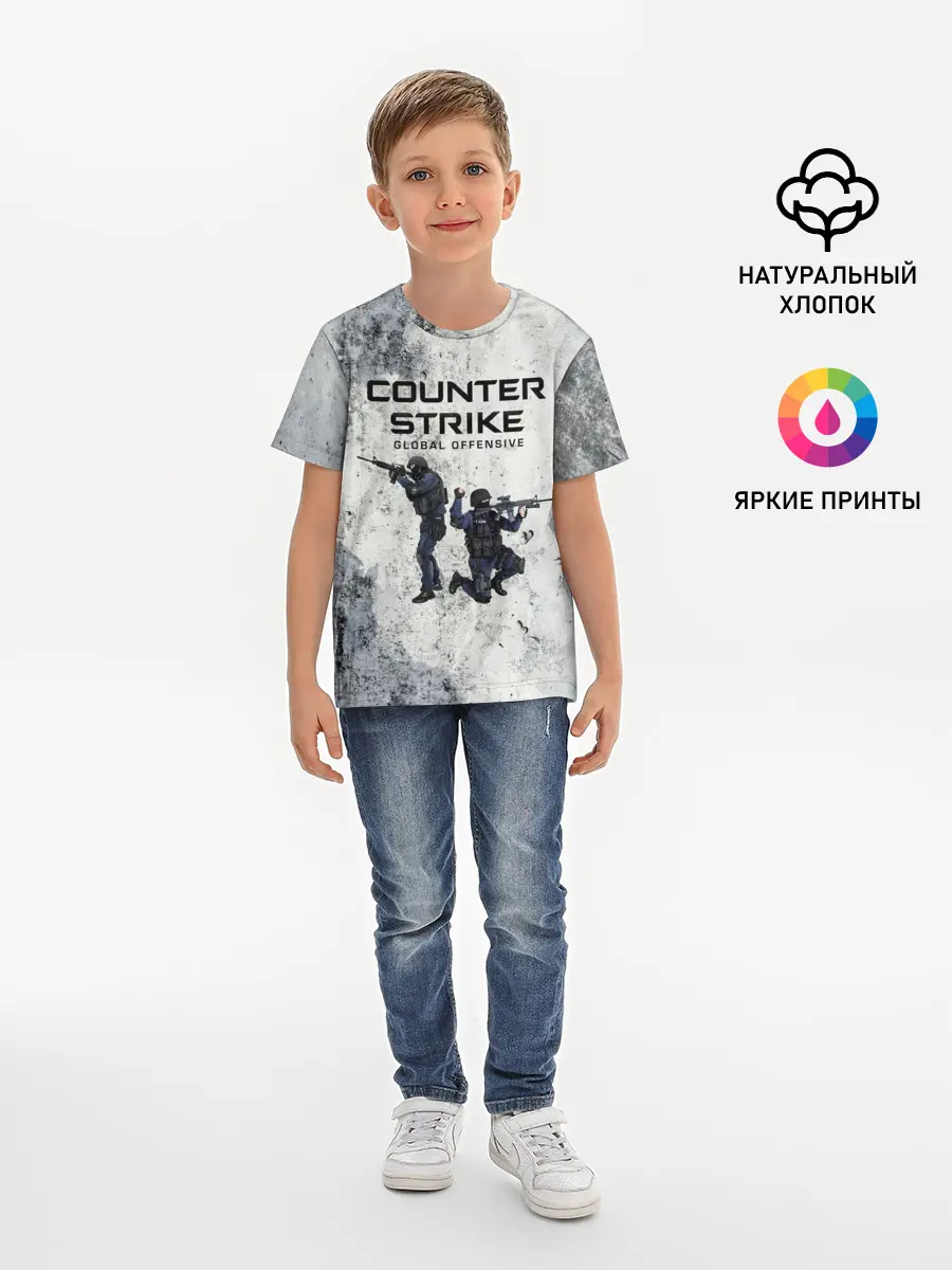 Детская базовая футболка / COUNTER TERRORIST | CS GO